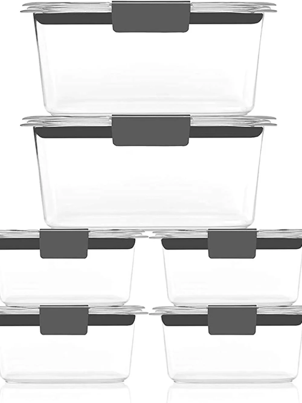 NEW Rubbermaid Brilliance BPA-Free Food Storage Containers, 24-Piece Set